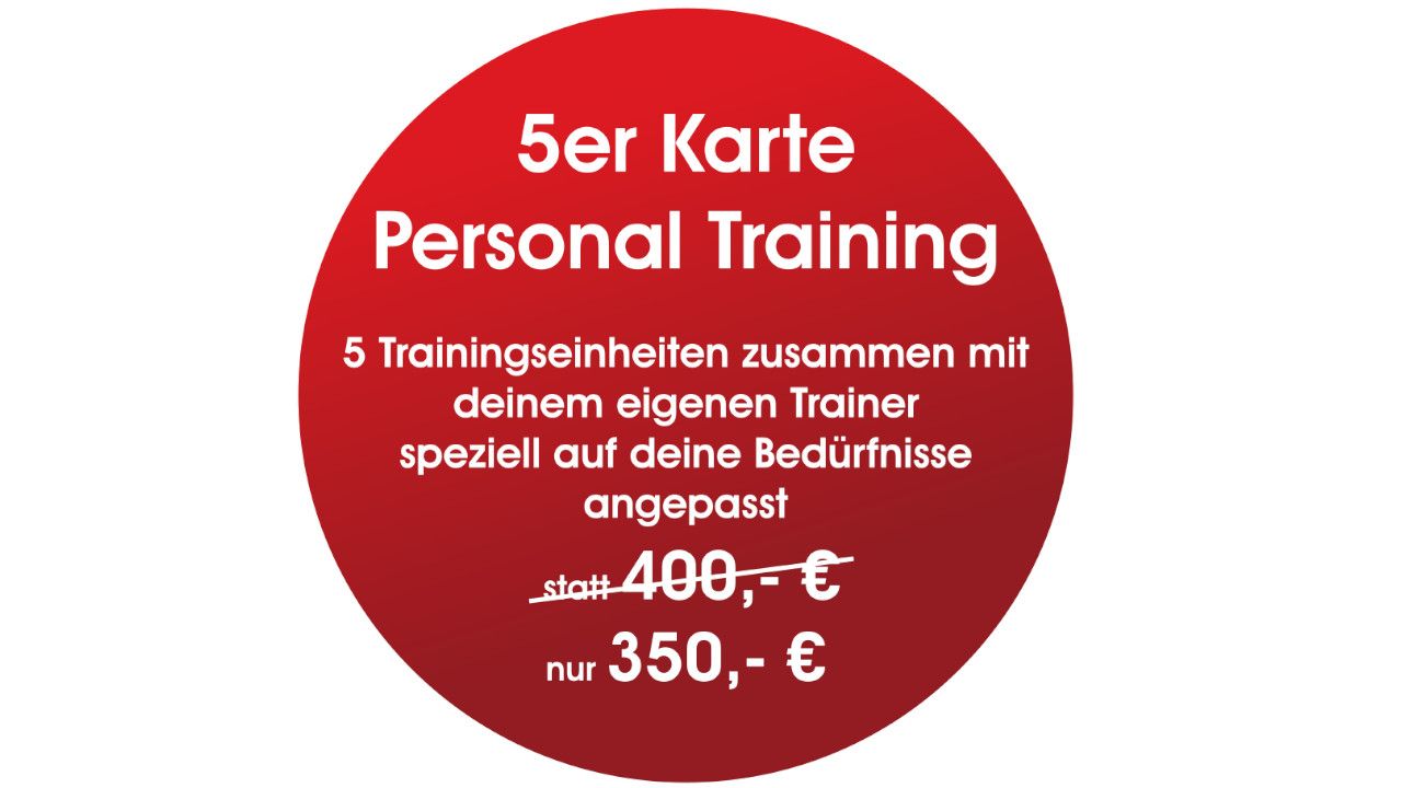 5er Karte Personal Training