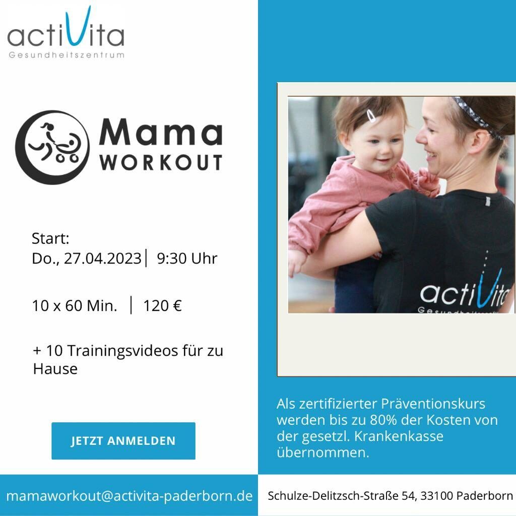 Mama Workout, Activita Paderborn, Prävention